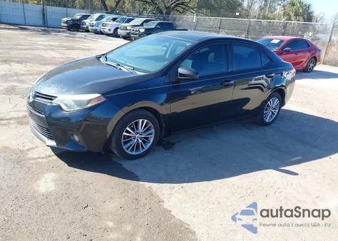 2015 Toyota Corolla Le Plus из США, поврежденный, VIN 5YFBURHEXFP191801